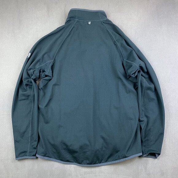 Eddie Bauer First Ascent Mens Jacket Large Gray Full Zip Free Heat Grid Fleece - Picture 9 of 9